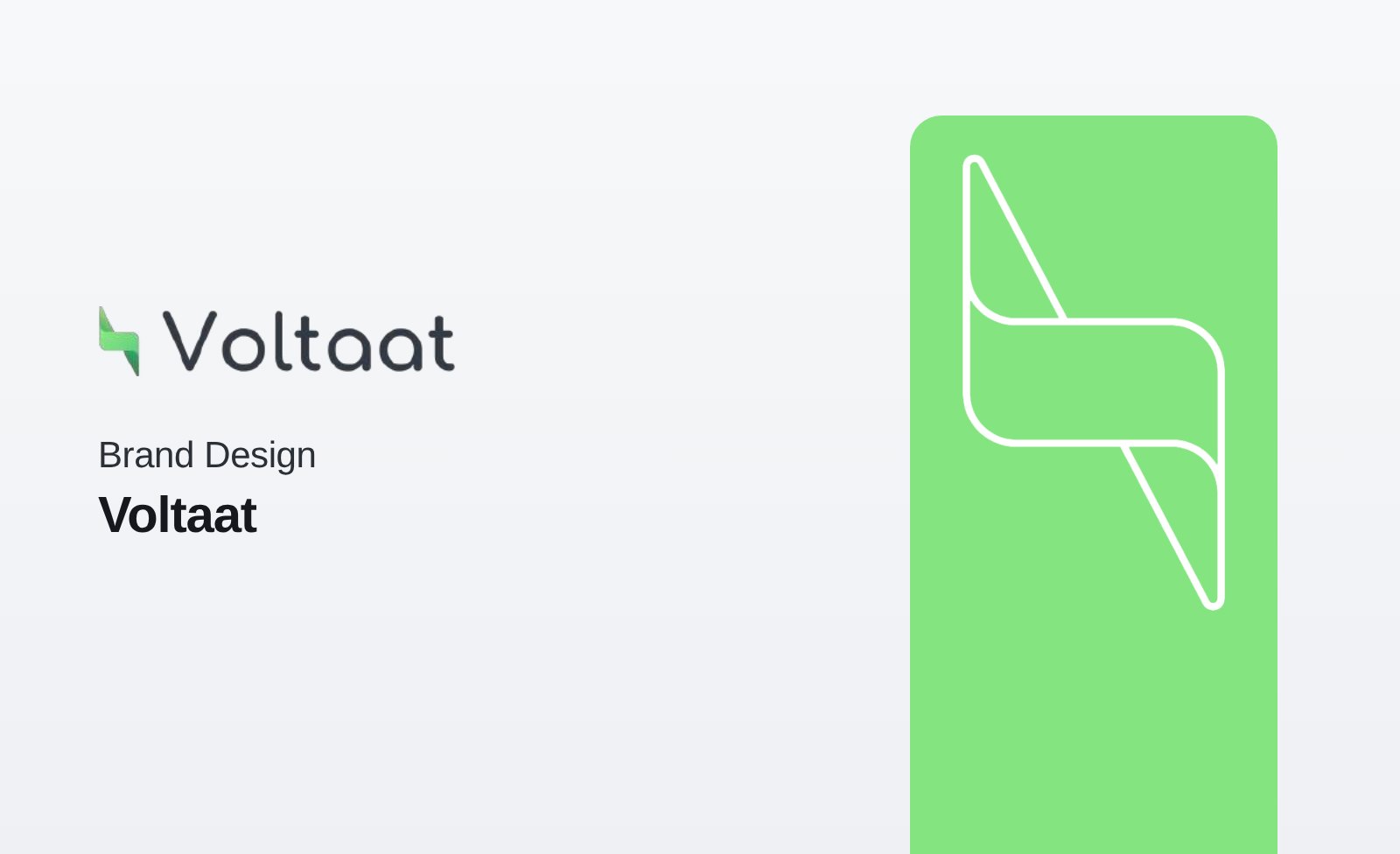 Voltaat brand design cover